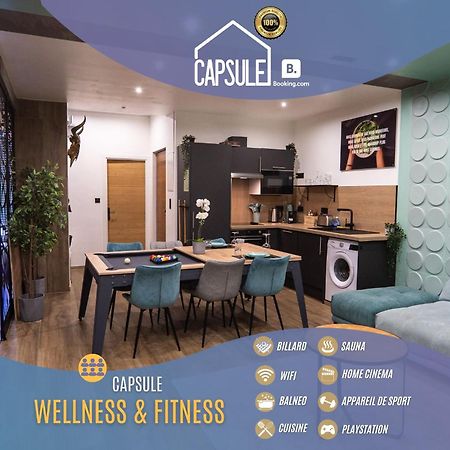 Capsule Fitness - sauna - balneo - machine de sport privatif - PS5 - 2 chambres Valenciennes Exterior foto